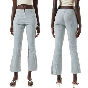 UO Silence + Noise Toni Moto Flare Crop Pants Size 2/ 28 Waist Beach Y2k Hippie